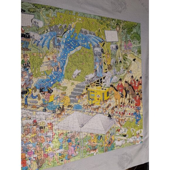 Jan Van Haasteren Comic Puzzle 1000 Pcs Film Set Complete - Picture 9 of 11